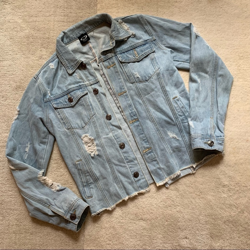 TOGO Japan University Distressed Denim Jacket